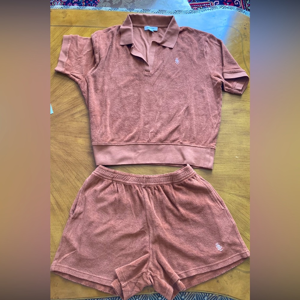Sporty and Rich Terry Cloth Set